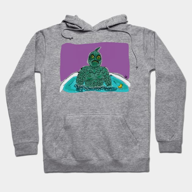 Swamp Creature Comforts Hoodie by MikeBrennanAD